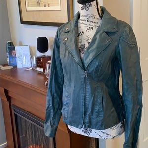 Vegan Leather Moto Jacket
